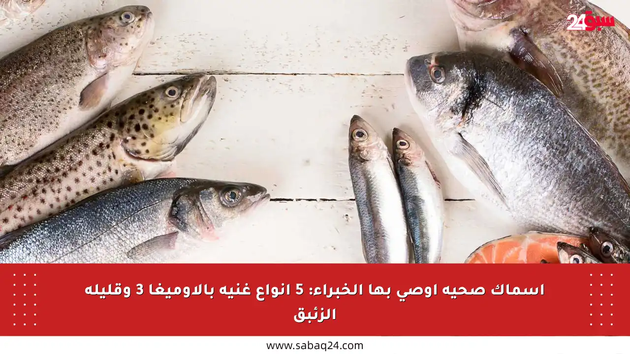 أسماك صحية أوصى بها الخبراء: 5 أنواع غنية بالأوميغا 3 وقليلة الزئبق